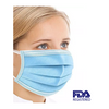 WHOLESALE PRICING! (Under 12¢/Mask) Disposable 3-Ply Protective FDA Face Masks – SHIPS QUICK FROM U.S.!