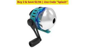 Zebco Splash Spincast Reels - Great For Kids And Rokie Fisherman Ships Quick! Blue Home