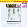 Chasebaits: The Ultimate Squid Fishing Lures - 2 Or 3 Packs Ships Quick! Glow Ink / 5.9 Pack Home