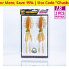 Chasebaits: The Ultimate Squid Fishing Lures - 2 Or 3 Packs Ships Quick! Calamari / 7.8 Pack Home