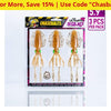 Chasebaits: The Ultimate Squid Fishing Lures - 2 Or 3 Packs Ships Quick! Calamari / 5.9 Pack Home
