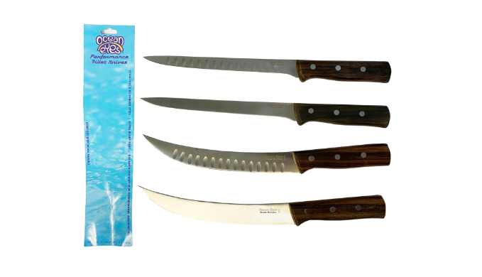 1Sale Exclusive: 4 Pack: Ocean Eyes Skillet Knives - Ships Quick!
