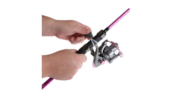 black eagle fishing pole 6.6 Trait Crist Light Finesse 6'6" Spinning Fishing Rod and Reel Combo