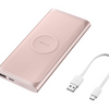 Samsung 2-in-1 Portable Fast Charge Wireless Charger and Battery Pack 10,000 mAh, Pink