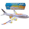 Luxury Airplane Light-Up Toy w/ Auto-Drive, Flashing Lights & Sounds (Batteries not Included) - Ships Quick!