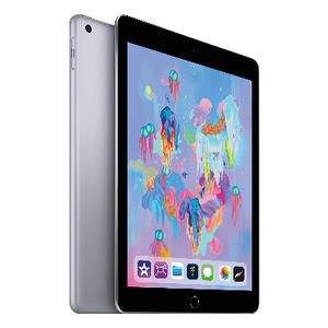 Apple iPad 6 32GB Space Gray Wifi Bundle (Renewed) - Ships Quick!