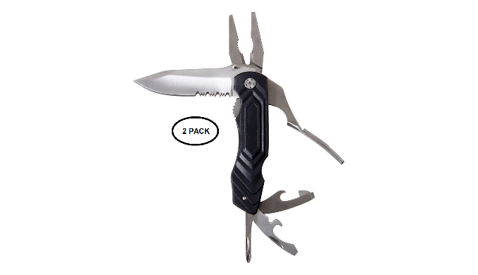 2-Pack: Rothco Pocket Knife Multi Tool - Ships Quick!