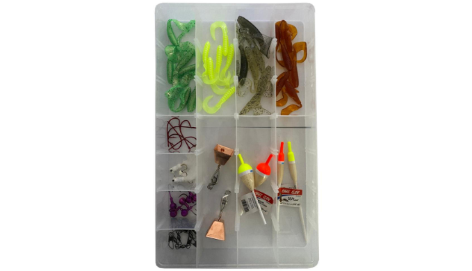 51-Piece or 81-Piece Fishing Tackle Boxes - Ships Quick!