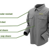 FROGG TOGGS Pilot Jac Shirt, Water-Resistant Work Shirt