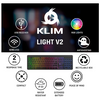 KLIM Light V2 Rechargeable Wireless Keyboard (Open Box/Like New) Ships Quick!