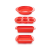 Cook's Companion® 4-Piece Collapsible Silicone Bakeware Set
