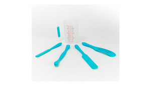 PRICE DROP: Mad Hungry 4-Pc Silicone Spurtle Baking Prep Set w/ Measuring Cup (NEW) - Ships Quick!