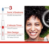Pack of 3: Colgate 360° Advanced Whitening Sonic Electric Toothbrush, Soft (6 AAA Energizer Batteries Included) - Ships Quick!