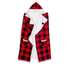Wearable Hooded Throw Blanket Buffalo Plaid, 52" x 72" (2 Color Options) - Ships Quick!