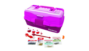 63-Piece Eagle Claw Trait Fishing Tackle Box Kit - Ships Quick!