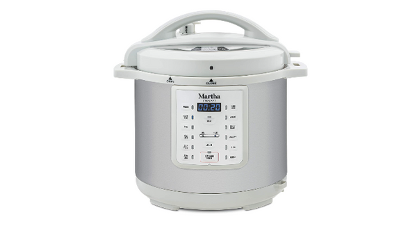 Buy Martha Stewart 8-qt 7-in-1 Digital Stainless Steel Pressure Cooker  Model K48342 by Nobody Lower on Dot & Bo