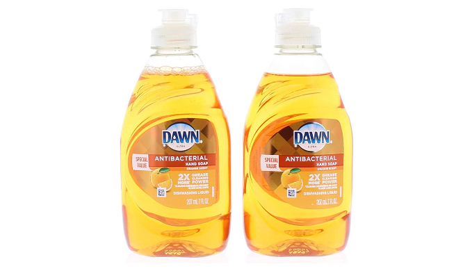 5-Pack: Dawn Ultra Antibacterial Dishwashing Liquid 7oz. Orange Scent -Ships Quick!