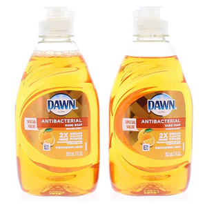 5-Pack: Dawn Ultra Antibacterial Dishwashing Liquid 7oz. Orange Scent -Ships Quick!