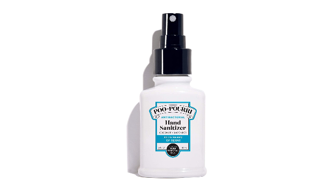 5 or 10 Pack: Poo-Pourri Antibacterial Hand Sanitizer Spray, Coconut Lavender Scent, 2 Fl Oz - Ships Quick!