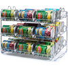 SET OF TWO: Stackable Can Rack Organizer, Storage for 36 cans - Great for the Pantry Shelf, Kitchen Cabinet or Counter-top. Stack Another Set on Top to Double Your Storage Capacity. (GREAT REVIEWS ON AMAZON!)