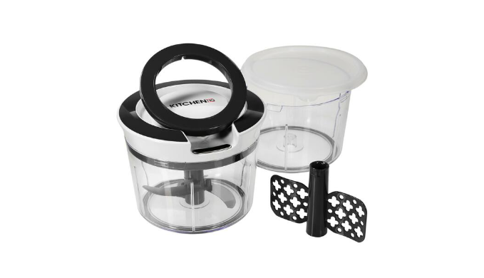 HQ Mighty Prep Chopper and Whipper with Extra Bowl and Lid Model 673-137 (Refurbished) - Ships Quick!