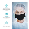 3 Ply Disposable Medical Mask by BRIOPPE - Black & Blue - Limited Inventory - Ships Quick!