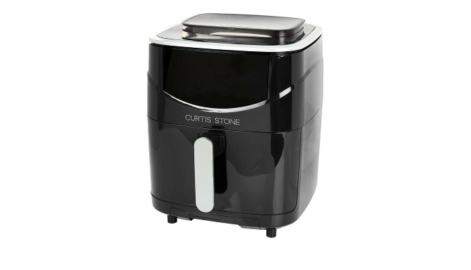 Curtis Stone 6.9-Quart Dura-Pan Air Fryer and Steamer Combo (New Open Box) - Ships Quick!