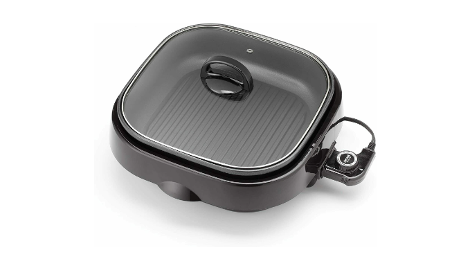 Aroma Housewares ASP-218B Grillet 4Qt. 3-in-1 Cool-Touch Electric Indoor Grill (New) - Ships Quick!