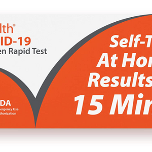 iHealth COVID-19 Antigen Rapid Test, 2 Tests per Pack,FDA EUA Authorized OTC at-Home Self Test, Results in 15 Minutes with Non-invasive Nasal Swab, Easy to Use & No Discomfort