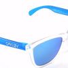 Oakley Frogskins Colorblock Collection Clear/Blue Sunglasses (OO9245-5154)