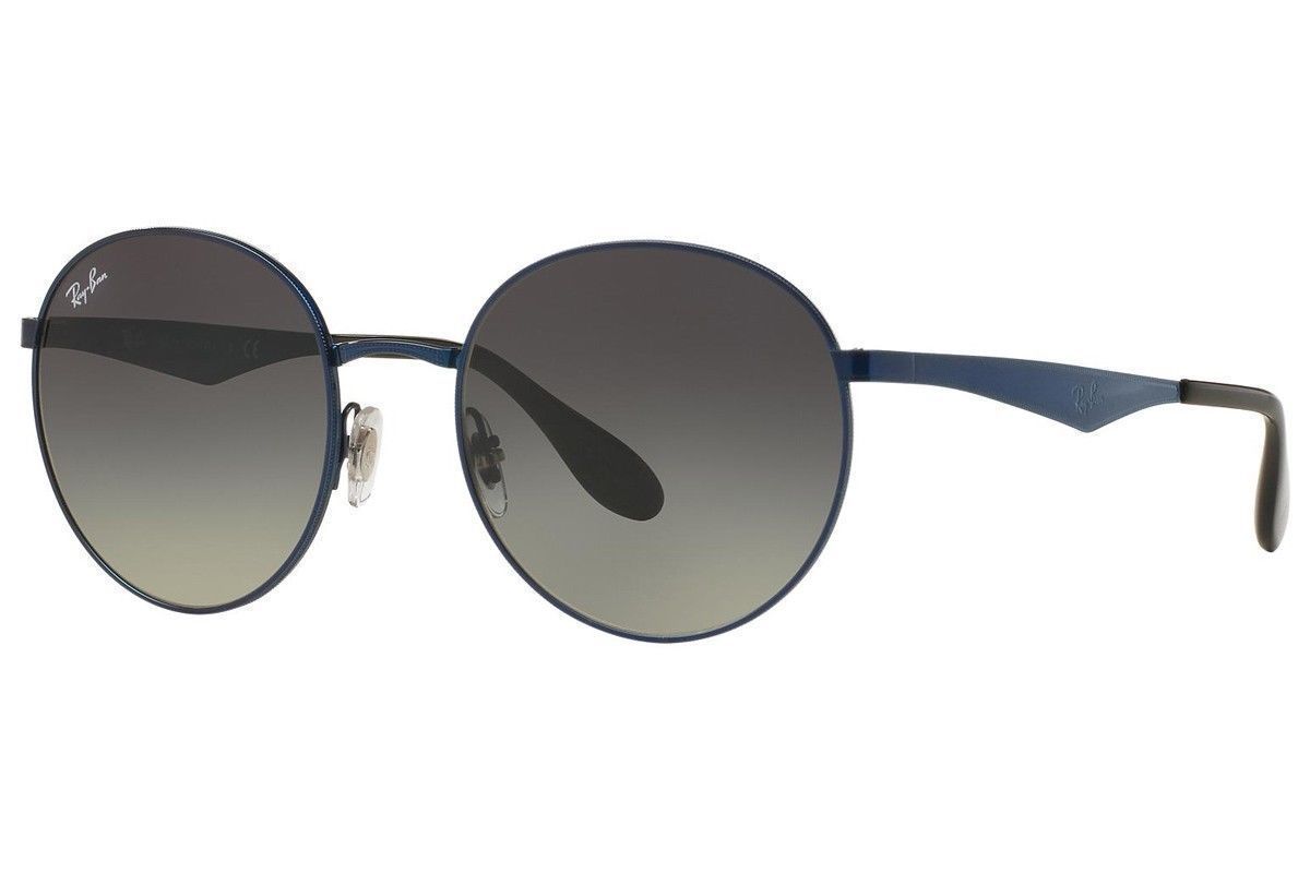 Ray-Ban Blue / Grey Round Sunglasses (RB3537 185/11 51MM)