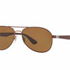 Ray-Ban Polarized Brown Sunglasses (RB3549 012/83 58mm)