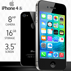 Apple iPhone 4S 16GB Unlocked (Works w/ GSM Networks) - Refurbished