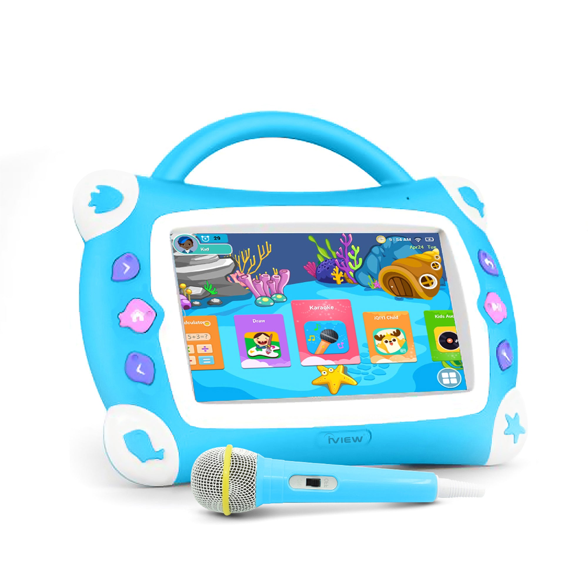 Kids Sing Pad 7" Quad Core 16GB Tablet W/ Microphone - Ships Next Business Day!