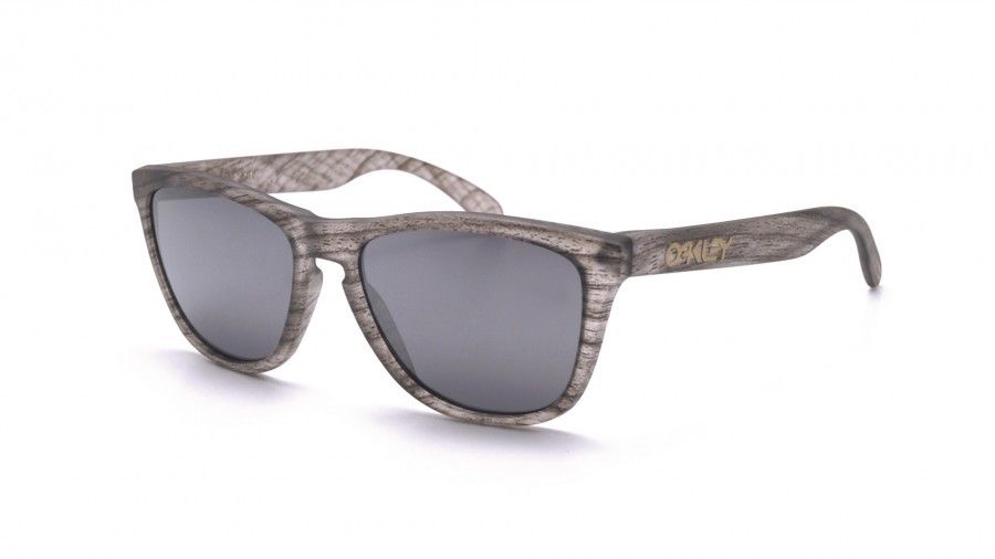 Oakley Frogskins Clear Woodgrain Sunglasses (OO9013-B6)