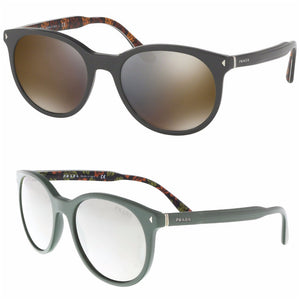 Prada Sunglasses - Choice of Green Frame/Silver Lens or Grey Frame/Gold lens (PR06TS 53mm)