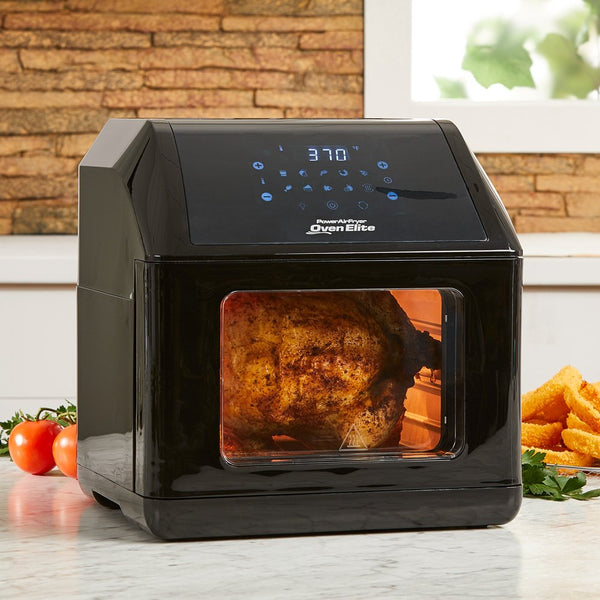 Power Air Fryer 10-in-1 Pro Elite Oven 6-qt with Cookbook (Refurbished