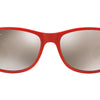 Ray-Ban Andy Red Coral Mirror Sunglasses (RB4202 6155/5A 55mm)